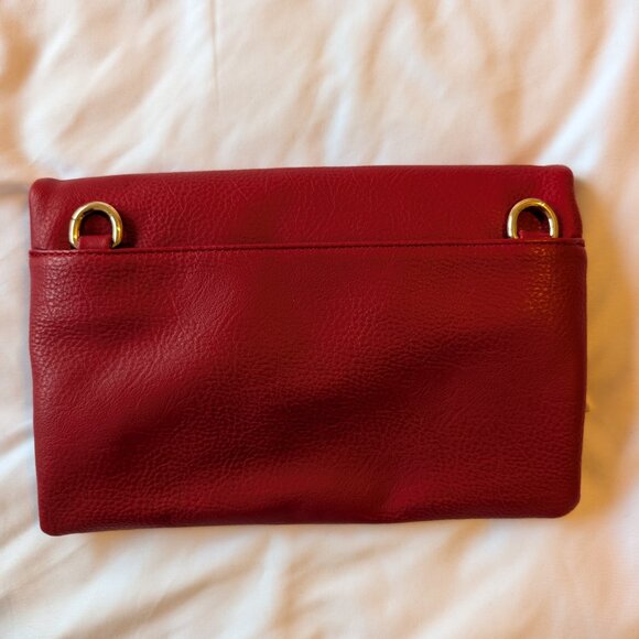 Poppy and Peonies Red Clutch - Picture 3 of 7